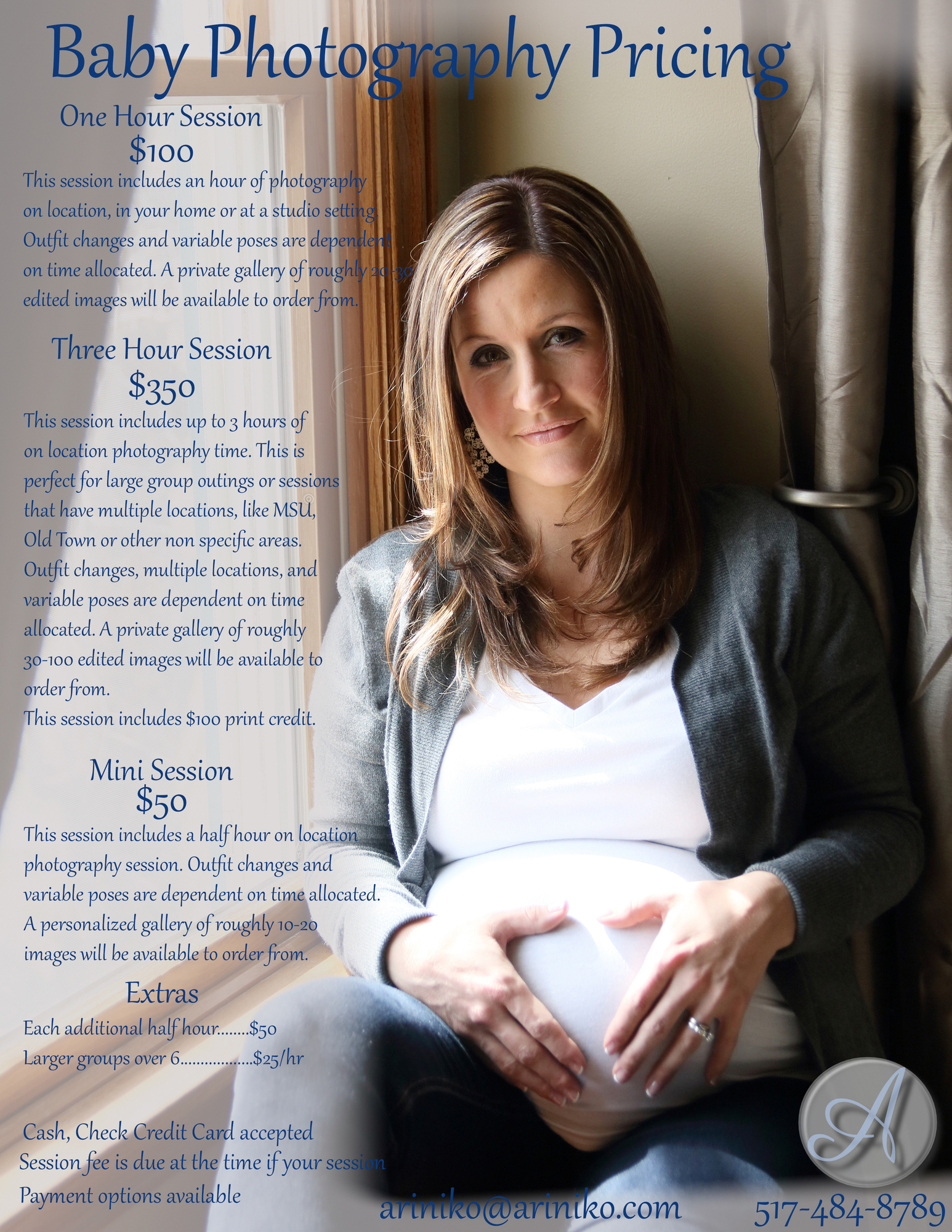Newborn and Maternity Photography Pricing Guide