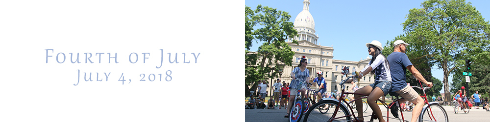 Fourth of July parade in Lansing Michigan 2018