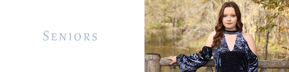 High school senior posed on location at Harris Nature Center