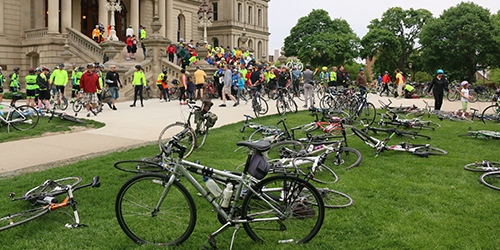 Ride of Silence Lansing Michigan 2015