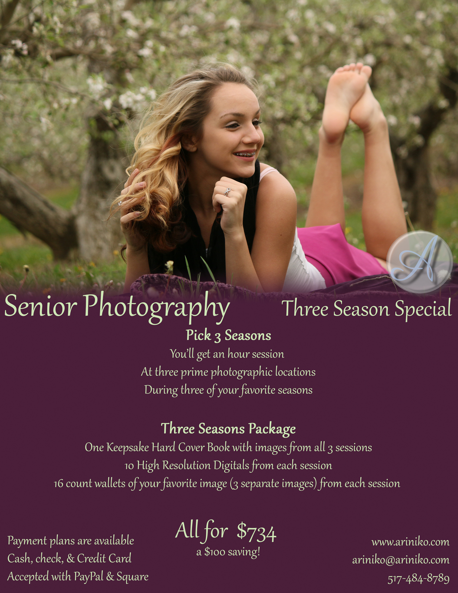 Senior Portraits Three-Season Guide