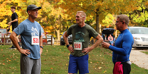 Pre race photos of Dragon in the Woods 5k